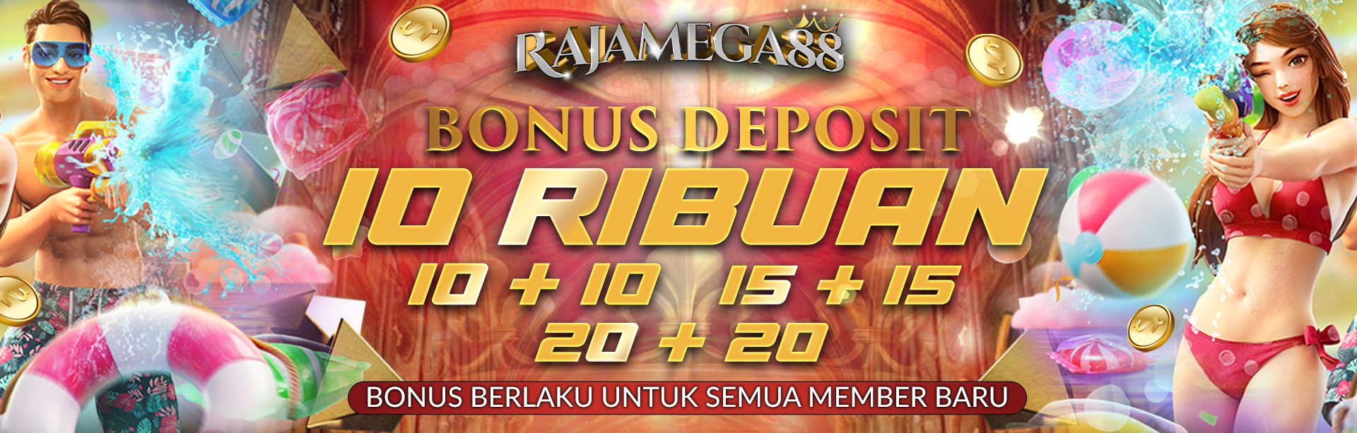 BONUS DEPOSIT 10 RIBUAN !!